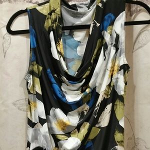 Cowl style tank top